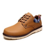 [HONGJING] r더 네스 슈즈 캐주얼 슈즈 맨즈 라운드 투 플랫 작업화... 통학 출장 여행 토라《베》《메》《루》 옐로우/블루/블랙 노란색/청/검정