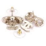 샤넬(CHANEL) 피어스(이어걸이) A42648 Y02003 Z0042 악세사리 인피니티 라인 doll 레이디스 GOLD 골드 금 CC 여기 마크 리본[병행수입품]