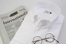 (윈저노트 알바―토아베뉴) Windsorknot Albert Avenue 버튼 다운 컬러 드레스 셔츠 일본제 면100% 화이트무지 옥스포드 크로스(ROSS)... 