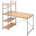 산와 다이렉트 PC 데스크 수납 lak부 데스크 PC데스크 폭120㎝ 100-DESK064 :: 유니박스