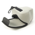 No1accessory QSL-NEX5-11 그레이 디지탈 카메라 케이스 SONY NEX5 NEX5N NEX5R with 18-55 LENS 전용 + 와 함께 미니 삼각 병행수입품... 