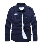 (티 N K 컴퍼니)Tnk&Co.긴 소매 밀리터리 셔츠 #688