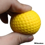 Andux 골프 PU폼 연습용 볼 옐로우 36개