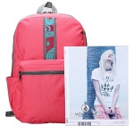 인기 멋쟁이 배낭 OUTDOOR DAY PACK 아웃도어 데이 팩 백 팩 PC 백 고교생 여성 소녀 발수 가공 통학 통근 여행 소풍 핑크 17L :: 유니박스