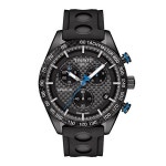 [해외] Tissot Mens 42mm Black Rubber Band Steel Case Sapphire Crystal Quartz Analog Watch T100.417.37.201.00