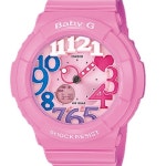 카시오 베이비G Neon Dial Series 네온 다이얼 시리즈 Baby-G CASIO 레이디스 손목시계 BGA-131-4B3JF 핑크