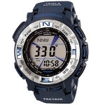 [해외] ≪PROTREK≫프로토렛쿠 TRIPLE SENSOR 20기압 방수 터프 솔라 디지탈 워치 맨즈향(PRG-260-1 PRG-260-2) (COLOR:PRG-260-1(블랙))