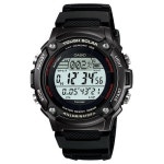 [해외] CASIO (카시오) 손목시계 솔라 디지탈 W-S200H-1B 맨즈 해외 모델 [역수입품]