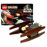[해외] LEGO YEAR 1999 STAR WARS SERIES VEHICLE SET #7111 - DROID FIGHTER (TOTAL PIECES: 62)