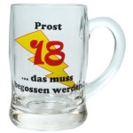 Bierglas Bierseidel zum 18. Geburtstag 0,3l