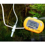 CSTOM® (1x Gelb+1x Noir) Wasser Aquarium Thermometer Hydrometer 600012