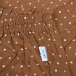 CELINE셀린느 일본제 도트 앞 열림 신사 파자마(긴 소매&긴바지) 차 size M :: 유니박스