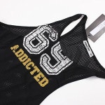 ES콜렉션 LOW RIDER 69 맨즈 메쉬 레이서 화이트 암홀 머슬 탱크 탑 U넥 통기성 얇은 천 경량