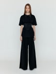 [잉크]WILI Two-Tuck Wide Pants - Black [W CONCEPT]