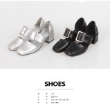 [[당일발송][ 30% ]빅버클스트랩슈즈[2color]] evajunie [[당일발송][ 30% ]빅버클스트랩슈즈[2color]]