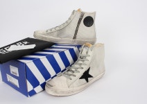 팹스타일 [[Golden Goose] 16FW G29MS591 G16 골든구스 팹스타일프란시 그레이코드메쉬 하이탑 (남성)G29MS591 G1641원사이즈 특가!]