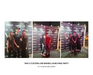 YAN13 얀13 [YAN13] CROSS CUSTOM BALL CAP_BLACK&WHITE