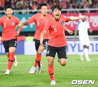 '박주호-황인범 A매치 첫 골' 한국, 파나마와 2-2..4G 무패 -NO.1 축구 전문 미디어, 스포탈코리아 '박주호-황인범 A매치 첫 골' 한국...