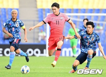 [사진]양현준, '빠른 스피드로 일본 제끼고' - NO.1 축구 전문 미디어, 스포탈코리아 [사진]양현준, '빠른 스피드로 일본 제끼고'