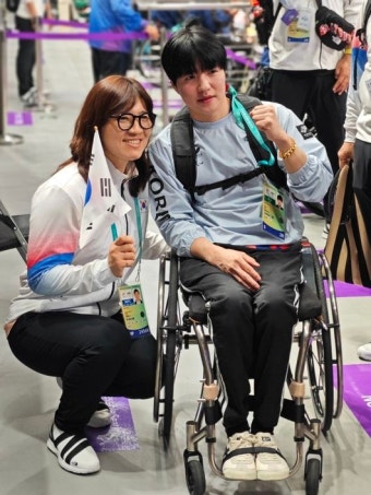 장미란 문체부 차관, 항저우 장애인AG 현장서 우리 선수단 응원.. ''세심 배려'' 당부::스포탈코리아 장미란 문체부 차관, 항저우 장애인AG 현장서...