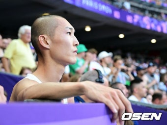 [사진]우상혁, '아쉬움 가득한 파리올림픽'::스포탈코리아 [사진]우상혁, '아쉬움 가득한 파리올림픽'