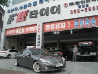 ▣휠/타이어 전국최저가 타이어박스▣ 제네시스 쿠페 로드릭 19인치 장착 | 보배드림 장착시공사진