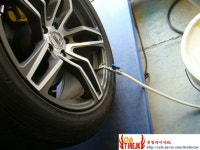 ♣♣클럽타이어JK♣♣ 싼타페DM - 렌소 CQ4 19인치 + 라이드온 | 보배드림 장착시공사진