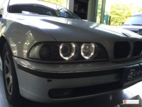 (주)에이스 오토 bmw e39 대만산 헤드라이트 엔젤아이 신형 개조 작업입니다.. | 보배드림 장착시공사진