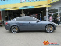 ♣♣클럽타이어JK♣♣ 인피니티 G37 GTR레이싱7 하이퍼블랙 19인 | 보배드림 장착시공사진