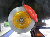 ♣♣클럽타이어JK♣♣ 뉴쏘렌토R 디카온 4P 브레이크 셋팅 | 보배드림 장착시공사진