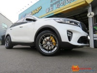♣♣클럽타이어JK♣♣ 더뉴쏘렌토 GTR레이싱7 (Type-R4) 블랙크 | 보배드림 장착시공사진