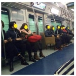 너무나 자연스러운 지하철의자 | 보배드림 유머게시판