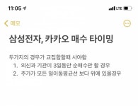 [국내주식] 삼성전자 , 카카오 매수 타이밍 - 인스티즈(instiz) 주식 카테고리