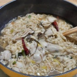 [먹었어요] 멸치칼국수에 통통한 굴 - 인스티즈(instiz) 푸드/음식 카테고리
