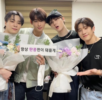 [잡담] 딴콩즈 첫 팬콘 응원온 차은우 & 진진 - 인스티즈(instiz) 연예 카테고리