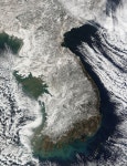 NASA 위성이 찍은 우리나라 겨울 사진 - 인스티즈(instiz) 이슈 카테고리