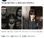 아 xi발 웬즈데이 니 뭔데 김숙 따라하나.twt - 인스티즈(instiz) 이슈 카테고리