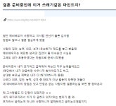 결혼 준비중인데 이거 쓰은 마인드지? - 인스티즈(instiz) 이슈 카테고리