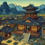 그림] 고흐 화풍으로 그린 조선시대 - 인스티즈(instiz) 이슈 카테고리 그림] 고흐 화풍으로 그린 조선시대