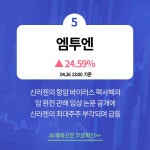 4월 26일 오후장 급등주 PICK5 - 베셀, 샘표, 페이퍼코리아... : 한국종합기술(023350)