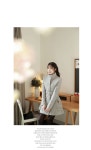 [(30%)사랑유벨트*coat/m2968허리벨트 set! 여성스러운 라인의 러블리 코트적당한 폭과 기장감으로 깔끔하게!목까지 따뜻하게~ S,M사이즈!]