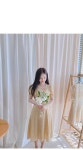[여리청순봄*ops/a0167은은한 플라워로 청순하고여리여리한 무드가 연출되는소프트한 데일리 원피스!] 피오나