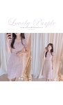 [여리청순봄*ops/a0167은은한 플라워로 청순하고여리여리한 무드가 연출되는소프트한 데일리 원피스!] 피오나