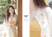 [한결같은마음*cardigan/a0416큐티한 꽃자수 포인트로깨끗하고 순수한 디자인!귀엽게 스타일링되는 가디건!] 피오나