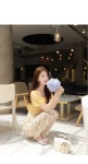 [너의생각에*skirt/a0547작은 움직임에도 섬세하게살랑살랑 움직이는 패브릭~허리밴딩으로 활동성까지 높여준 아이템!] 피오나