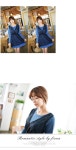 [(★특가세일60%)(레이어드 해서 입은 느낌~! 센스있는 디자인의 원피스^^)이중레이스*ops/f9984-블루] 피오나