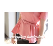 [*30%*강추!! 달콤한 컬러♥벨트세트!완소핏을 뽐내세요~사랑은무브*blouse/f8926] 피오나