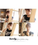 [(★특가세일60%)(이중쉬폰안감으로 더욱 예쁘게 핏을 잡아주는 스커트 :)링고*skirt/f9435-블루S,M] 피오나