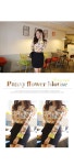 [(30%세일)(로맨틱한 플라워 패턴의 블랑~♥ 상큼한 컬러의 소매배색이 point!)펜지꽃*blouse/f8928] 피오나