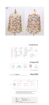 [(30%세일)(로맨틱한 플라워 패턴의 블랑~♥ 상큼한 컬러의 소매배색이 point!)펜지꽃*blouse/f8928] 피오나